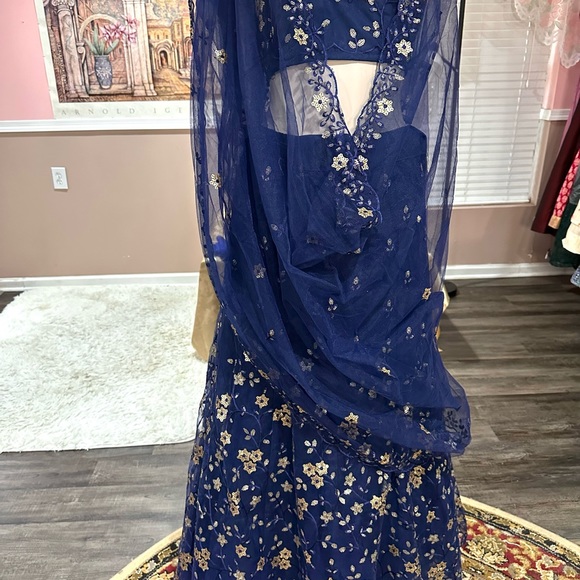Net Lehnga - Picture 2 of 3